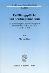 Erfüllungspflicht und Leistungshindernis