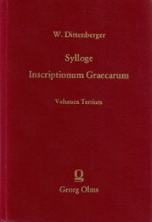 Sylloge Inscriptionum Graecarum. Band 3
