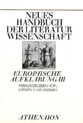 Neues Handbuch der Literaturwissenschaft. Band 13: Europäische Aufklärung III