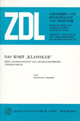 Das Wort »Klassiker«