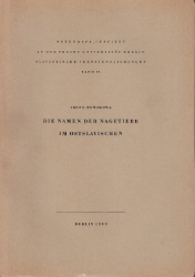 Die Namen der Nagetiere im Ostslavischen