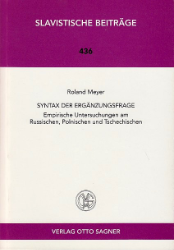 Syntax der Ergänzungsfrage