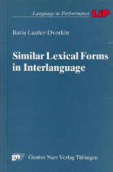 Similar Lexical Forms in Interlanguage
