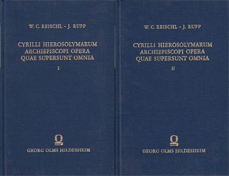 Cyrilli Hierosolymorum archiepiscopi opera quae supersunt omnia
