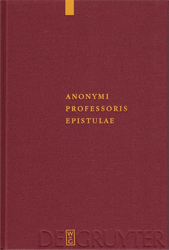 Anonymi Professoris Epistulae