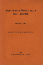 Medizinische Sanskrittexte aus Turkistan