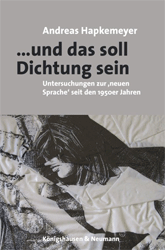 ... und das soll Dichtung sein - Hapkemeyer, Andreas