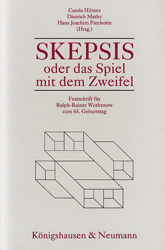 Skepsis oder das Spiel mit dem Zweifel