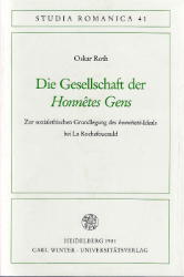 Die Gesellschaft der Honnêtes Gens - Roth, Oskar