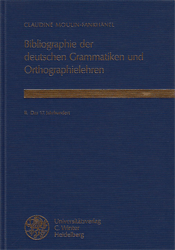 Bibliographie der deutschen Grammatiken und Orthographielehren