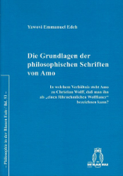 Die Grundlagen der philosophischen Schriften von Amo