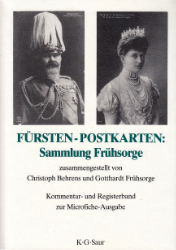 Fürsten-Postkarten: Sammlung Frühsorge