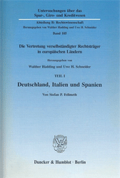 Die Vertretung verselbständigter Rechtsträger in europäischen Ländern. Teil I