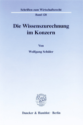 Die Wissenszurechnung im Konzern