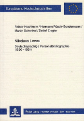 Nikolaus Lenau - Deutschsprachige Personalbibliographie (1850-1981)