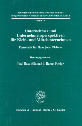 Unternehmer und Unternehmensperspektiven für Klein- und Mittelunternehmen
