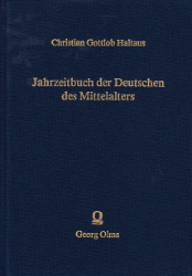 Jahrzeitbuch der Deutschen des Mittelalters