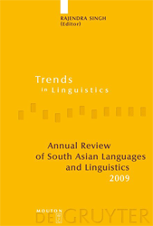 Annual Review of South Asian Languages and Linguistics 2009