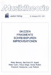 Skizzen, Fragmente, Schreibspuren, Improvisationen