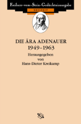 Die Ära Adenauer, 1949-1963