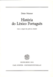 História do Léxico Português - Messner, Dieter