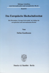 Das Europäische Hochschulinstitut