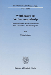 Wettbewerb als Verfassungsprinzip