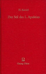 Buchcover Der Stil des L. Apuleius