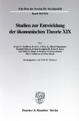 Studien zur Entwicklung der ökonomischen Theorie XIX: John Stuart Mill