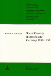 Social Comedy in Austria and Germany 1890-1933