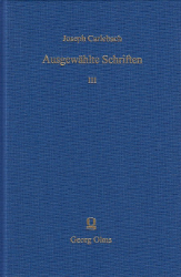 Ausgewählte Schriften. Band 3