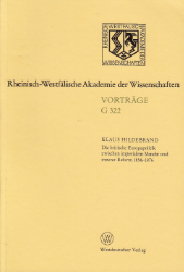 Die britische Europapolitik zwischen imperialem Mandat und innerer Reform 1856-1876