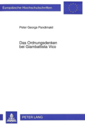 Das Ordnungsdenken bei Giambattista Vico