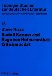 Rudolf Kassner and Hugo von Hofmannsthal - Rizza, Steve