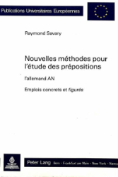 Nouvelles méthodes pour l'étude des prépositions