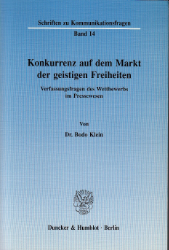 Konkurrenz auf dem Markt der geistigen Freiheiten