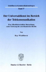 Der Universaldienst im Bereich der Telekommunikation - Windthorst, Kay