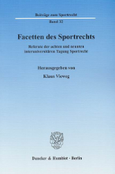 Facetten des Sportrechts