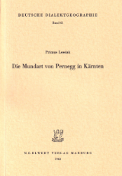 Die Mundart von Pernegg in Kärnten