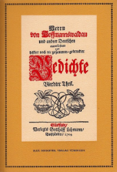 Herrn von Hoffmannswaldau und andrer Deutschen auserlesener und bißher noch nie zusammen-gedruckter Gedichte. Vierdter Theil