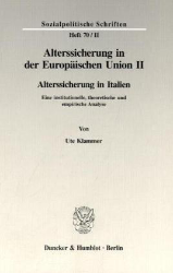 Alterssicherung in der Europäischen Union II