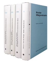 Die Wiegendrucke der Universitätsbibliothek Basel. Vier Bände