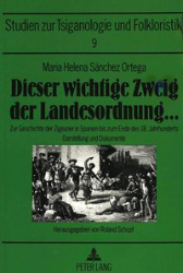 Dieser wichtige Zweig der Landesordnung.. - Sánchez Ortega, Maria Helena