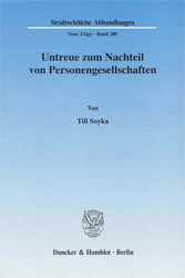 Untreue zum Nachteil von Personengesellschaften