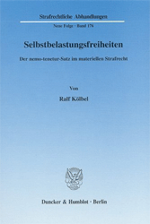 Selbstbelastungsfreiheiten