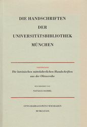 Die lateinischen mittelalterlichen Handschriften aus der Oktavreihe