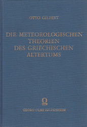 Die meteorologischen Theorien des griechischen Altertums