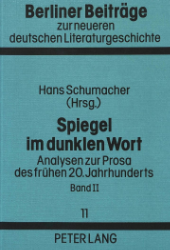 Spiegel im dunklen Wort. Band II