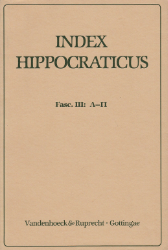 Index Hippocraticus. Fasc. III: L - P