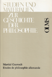 Etudes de philosophie allemande
